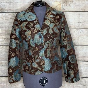 Tapestry jacket by Portrait. Size Small. Stunner!